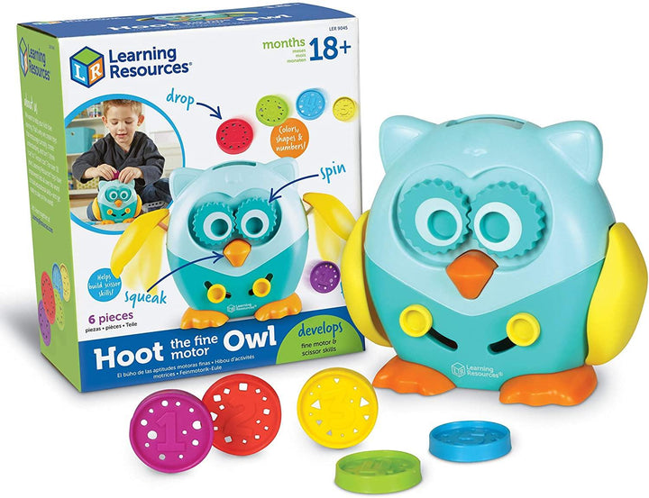 Learning Resources LER9045 Hoot The Fine Motor Owl - Yachew