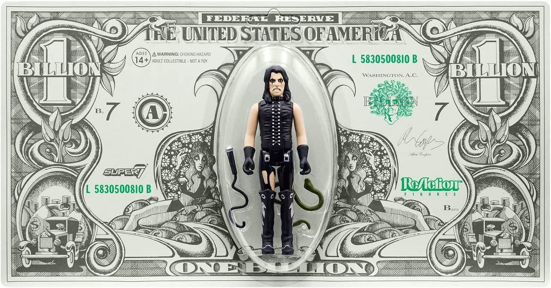 Super7 Alice Cooper Billion Dollar Babies Reaction Figure 3.75"