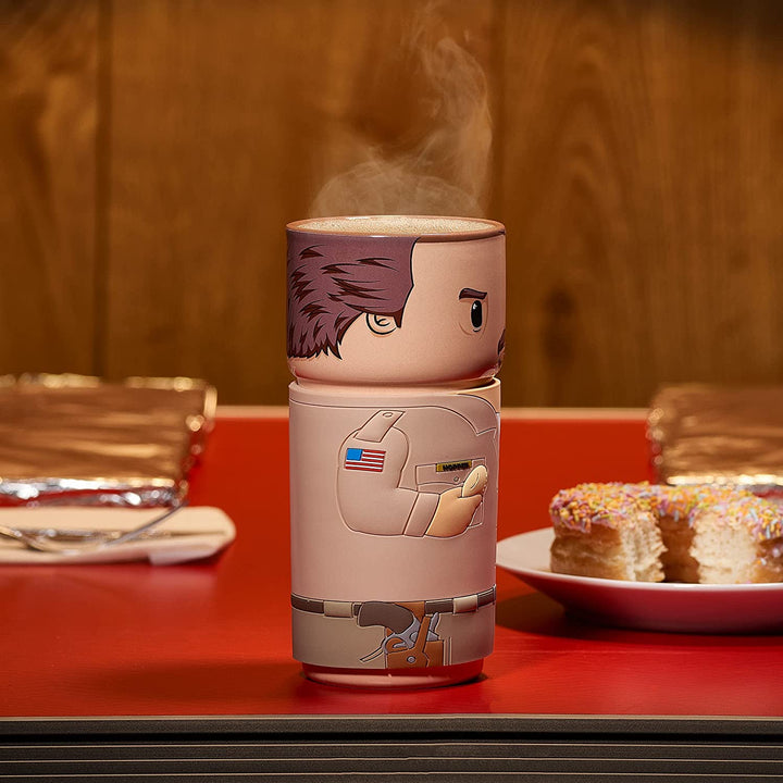 CosCups von Numskull Stranger Things Jim Hopper Keramikbecher mit Gummihülle 40