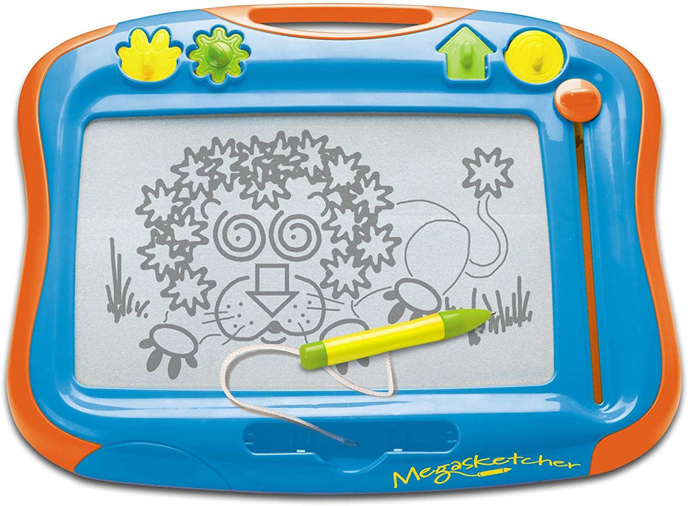 TOMY Megasketcher Magnetic Drawing Board Large Writing Pad with Magic Eraser. - Yachew