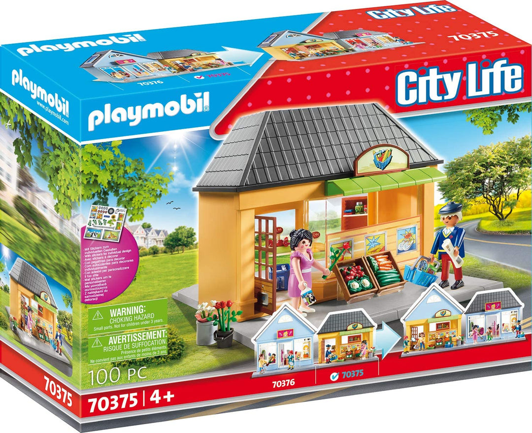 Playmobil 70375 City Life My Little Town Il mio supermercato, per bambini dai 4 anni in su