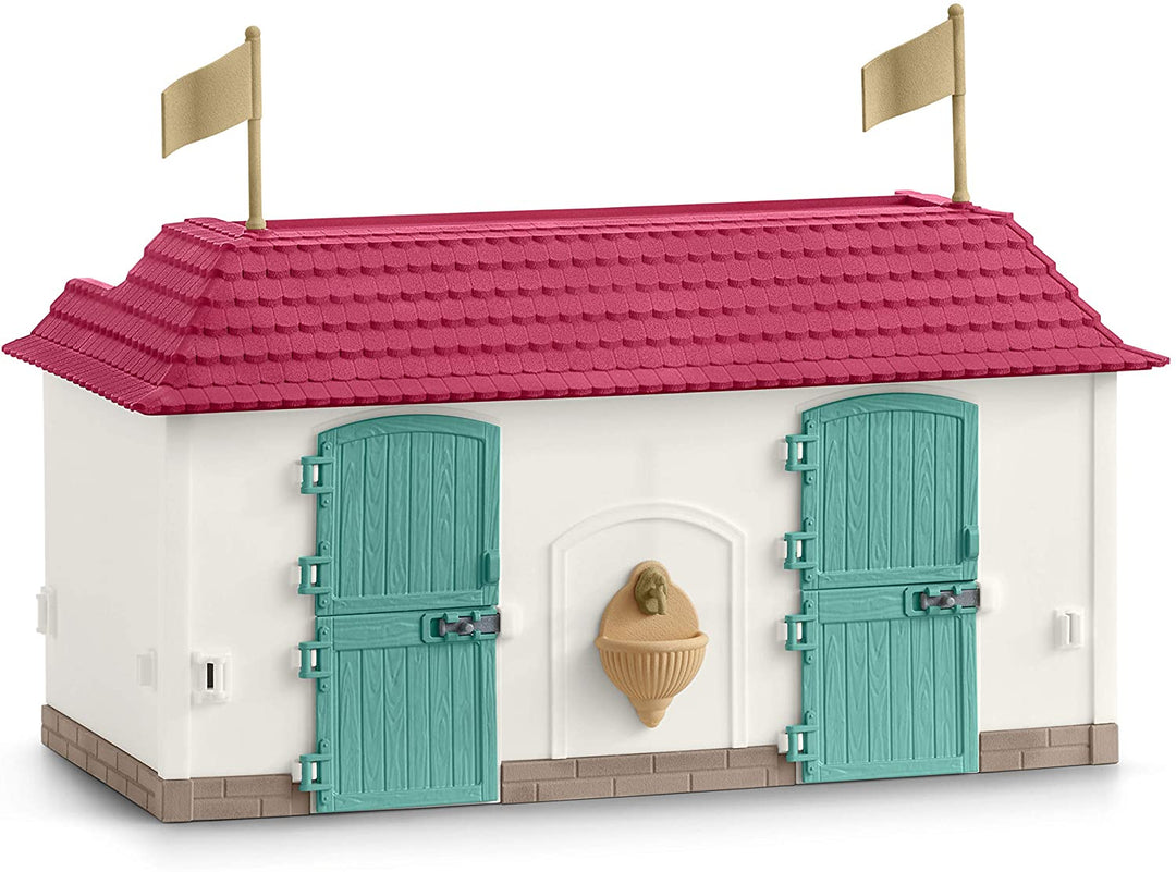 Schleich Horse Club 42416 Grande écurie avec maison et écurie