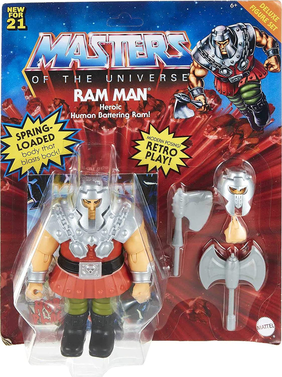 Masters of the Universe Origins Ram Man Actionfigur