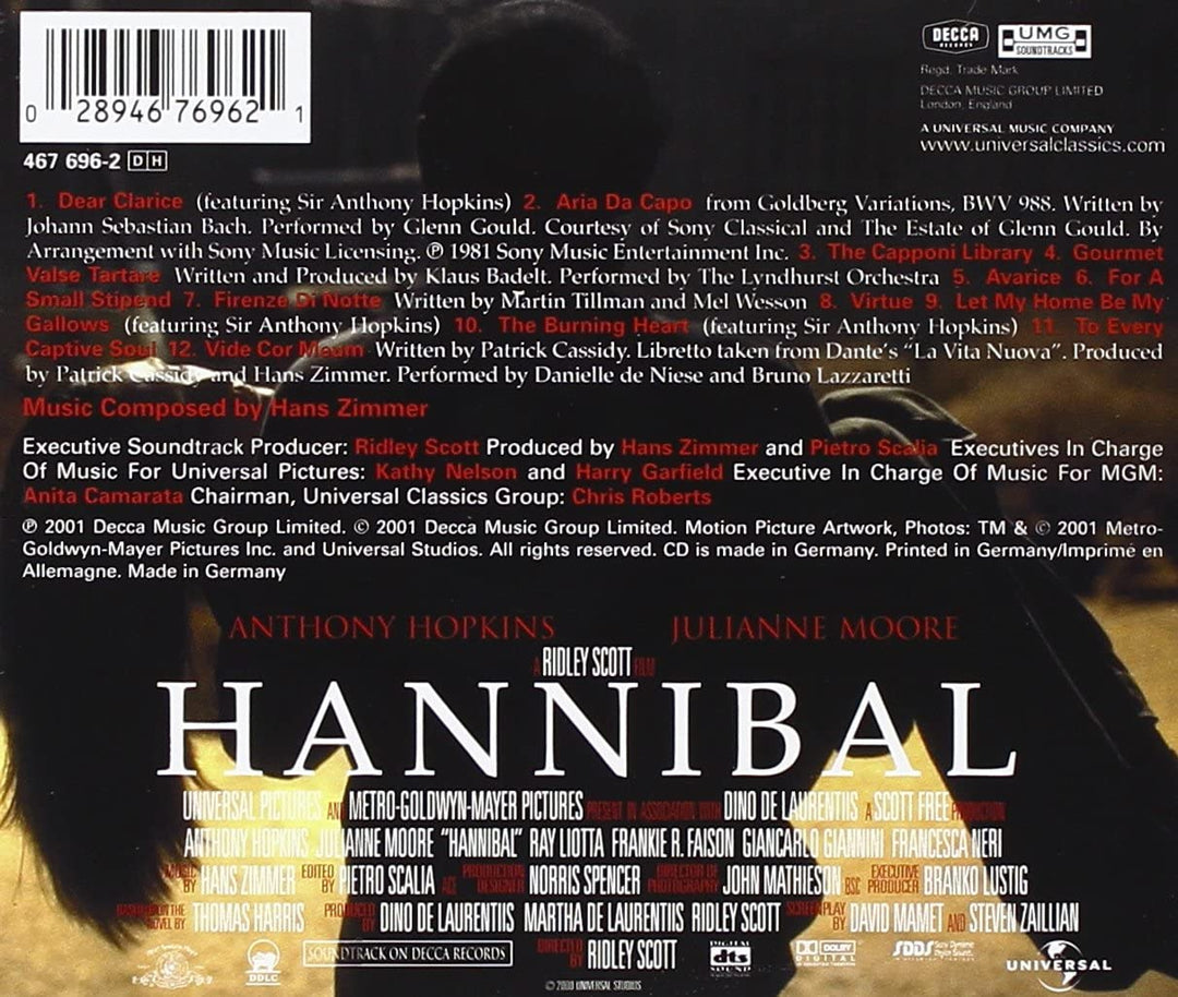 Hans Zimmer - Hannibal [Audio CD]