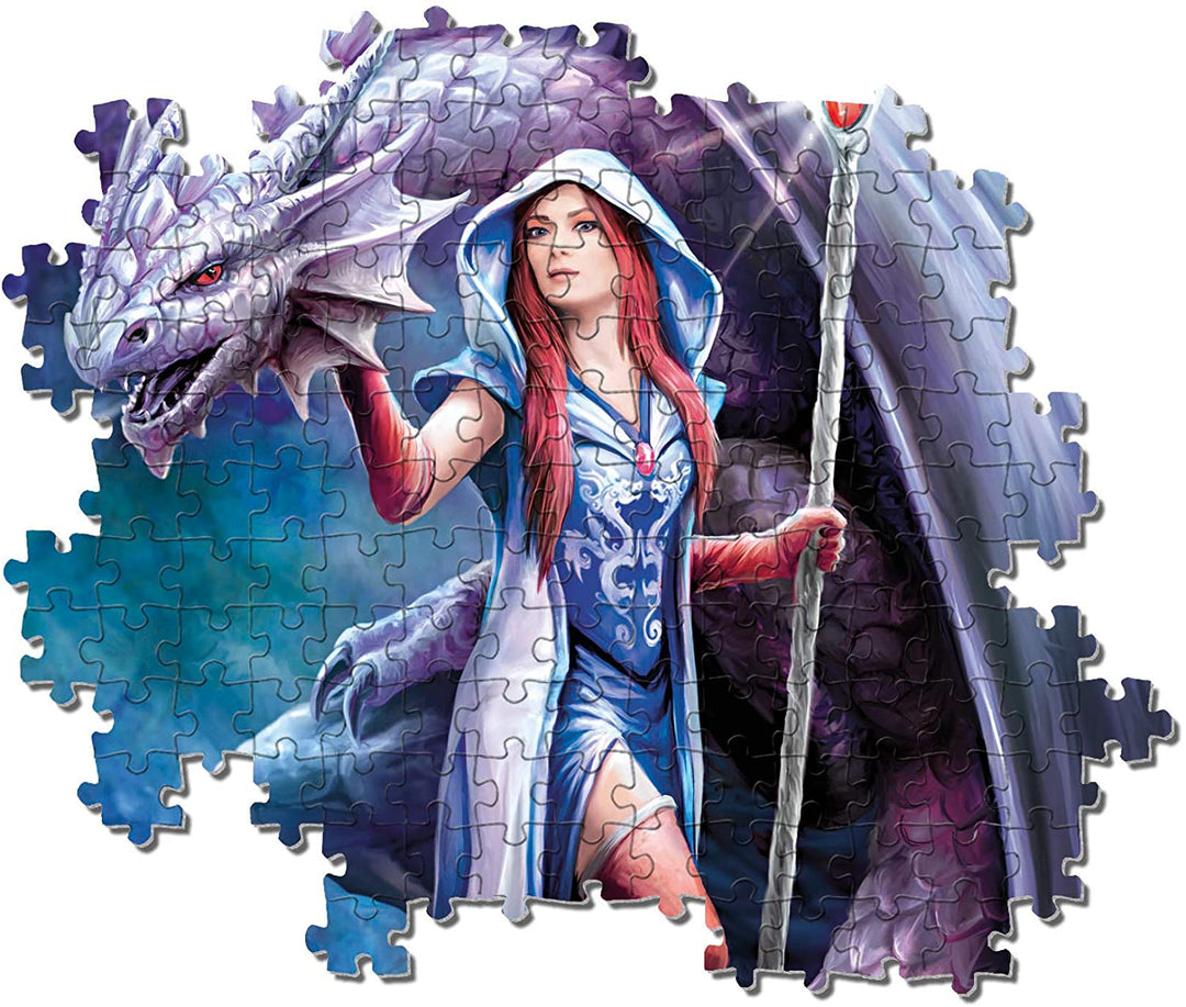 Clementoni 39525 Anne Stokes 1000-teiliges Puzzle-Dragon Made