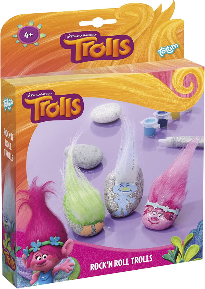 Trolls Trollbeads Charaktere aus Steinen – Für Ihre eigene Dekoration, Aufkleber, Haare und Farben