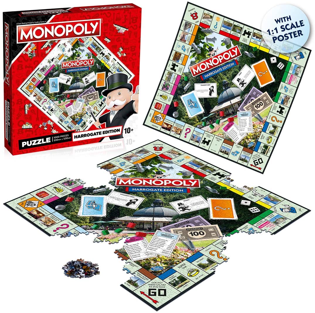 Harrogate Monopoly 1000 Piece Jigsaw Puzzle Game