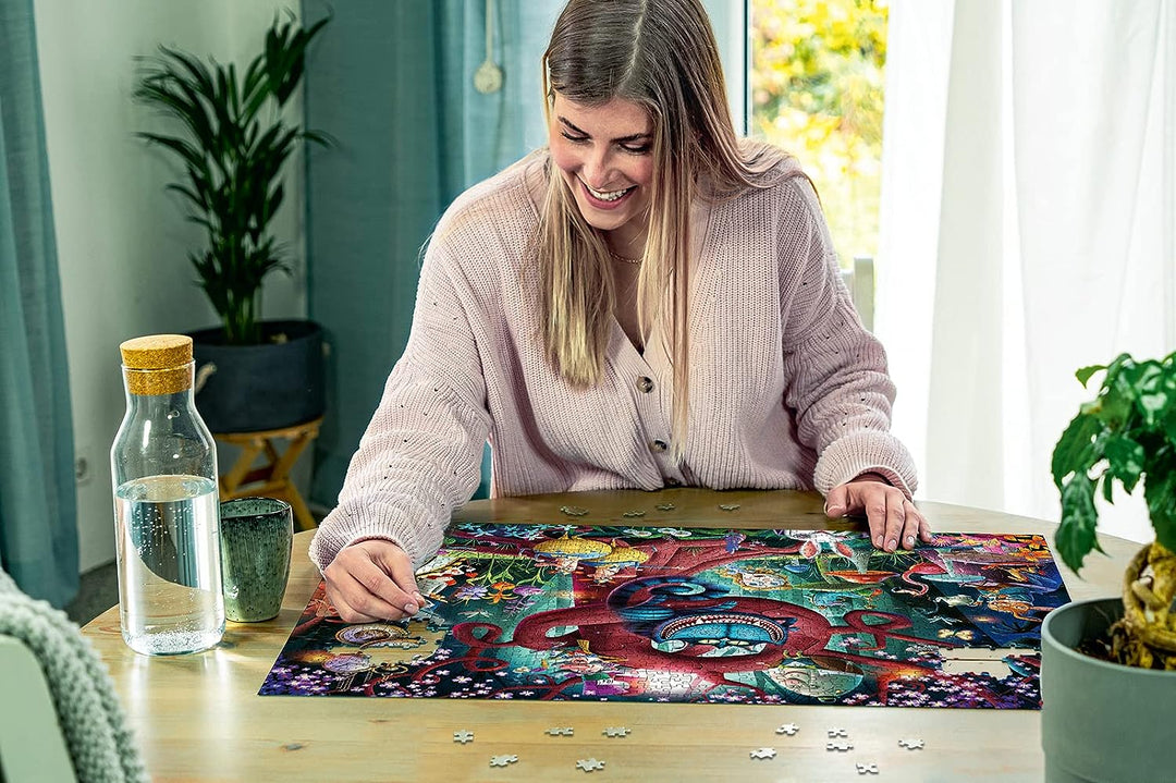 Ravensburger - Fast jeder ist verrückt (Alice im Wunderland), 1000-teiliges Puzzle für Erwachsene und Kinder ab 12 Jahren