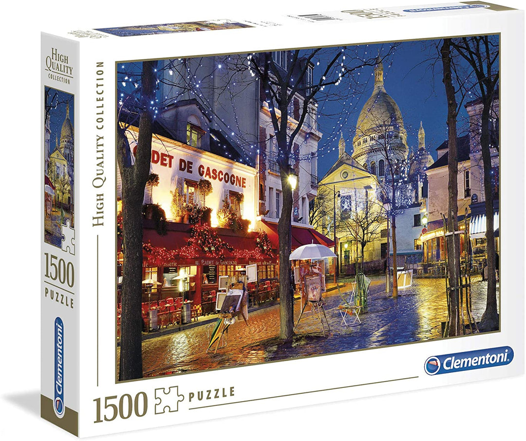 Clementoni – 31999 – Sammelpuzzle für Erwachsene und Kinder – Paris Montmartre – 1500 Teile