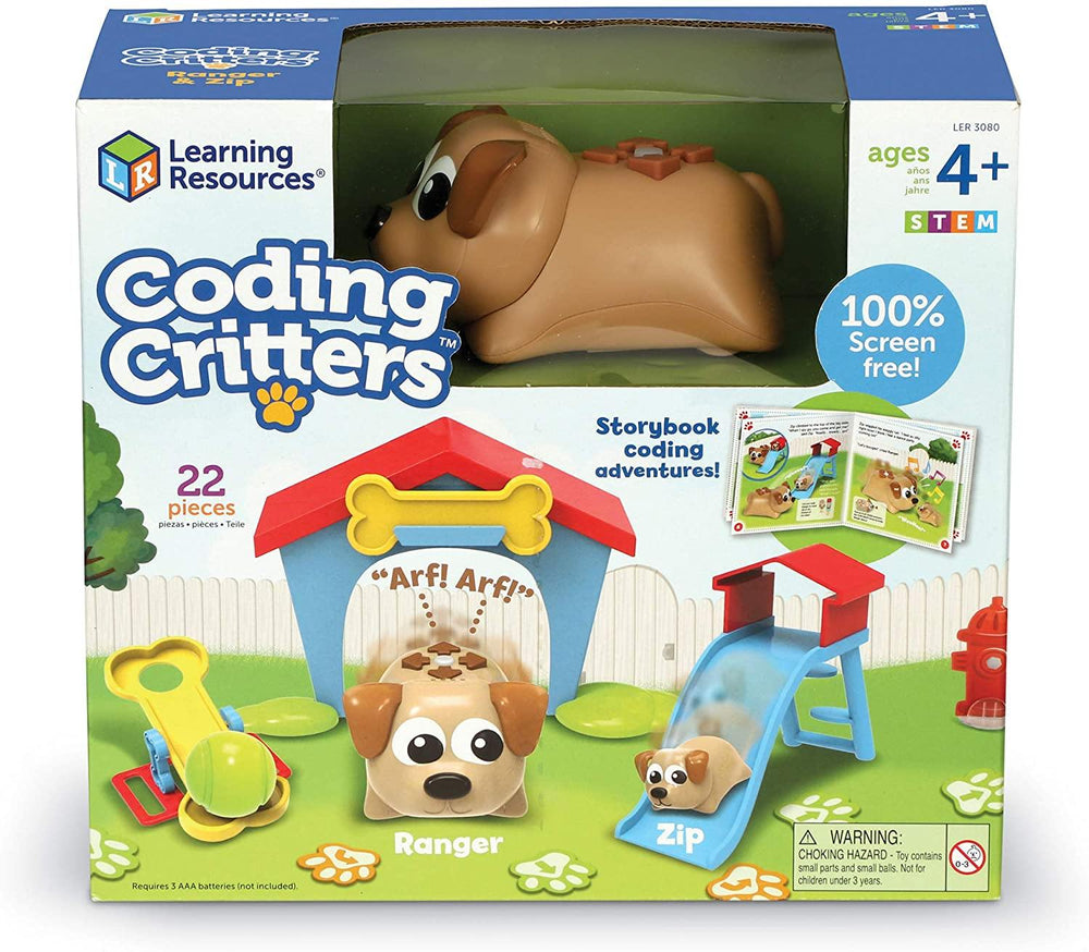 Learning Resources LER3080 Coding Critters Ranger & Zip - Yachew