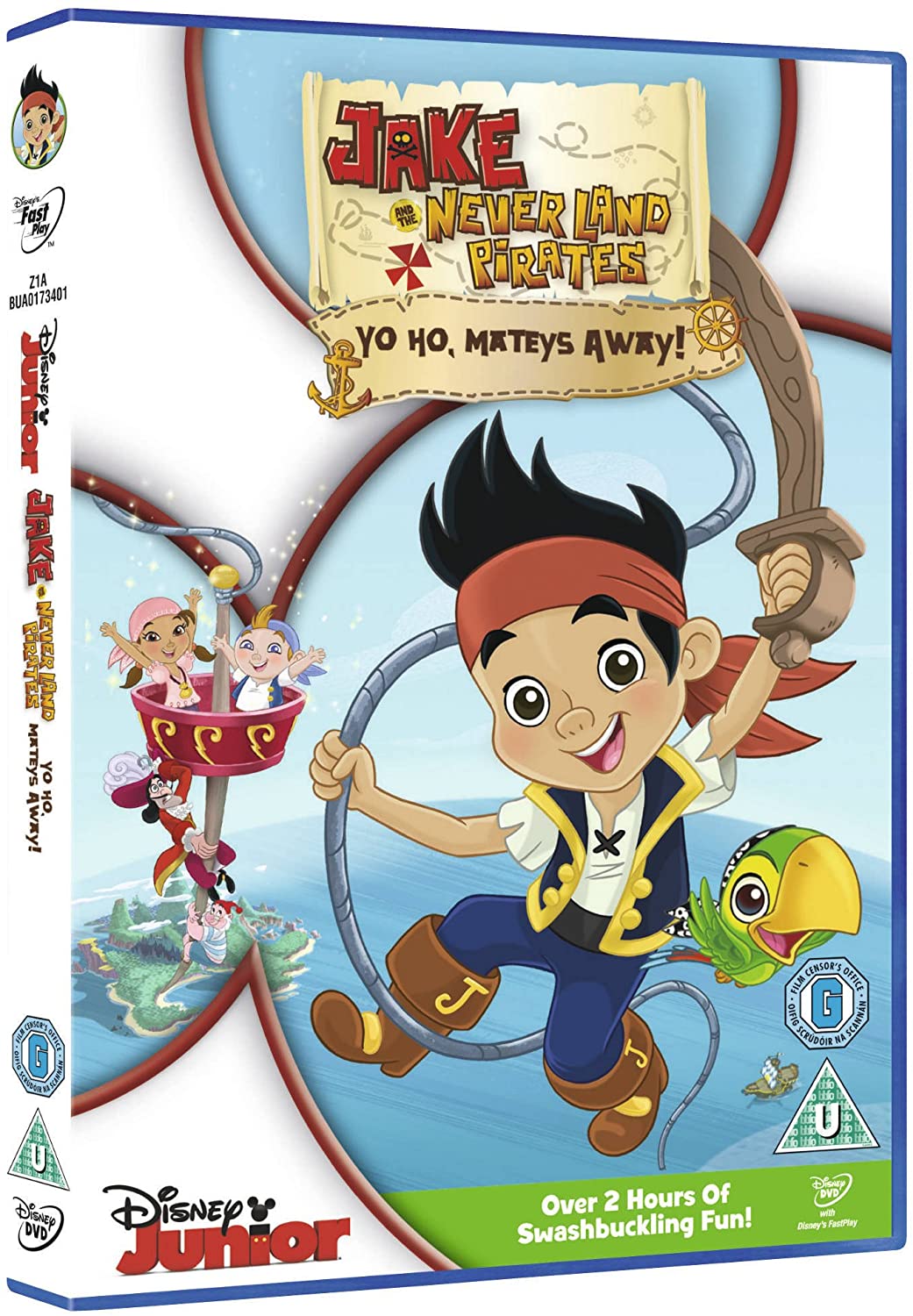 Jake en de Nooitgedachtland Piraten: Yo Ho, Mateys Away! [DVD]