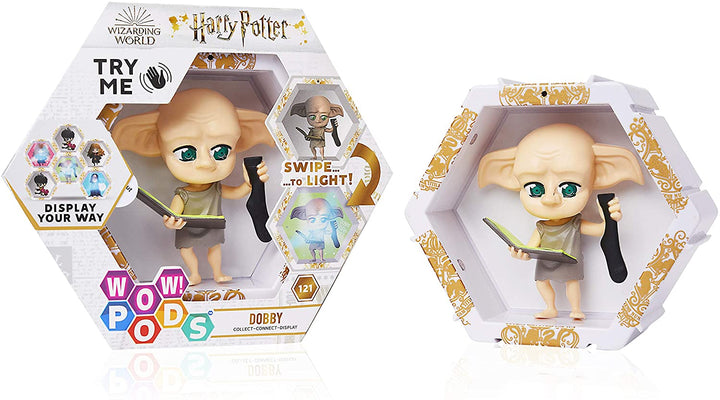 WOW! PODS Harry Potter Wizarding World Leuchtende Wackelkopffigur | Offizielles Sammelspielzeug (Dobby)