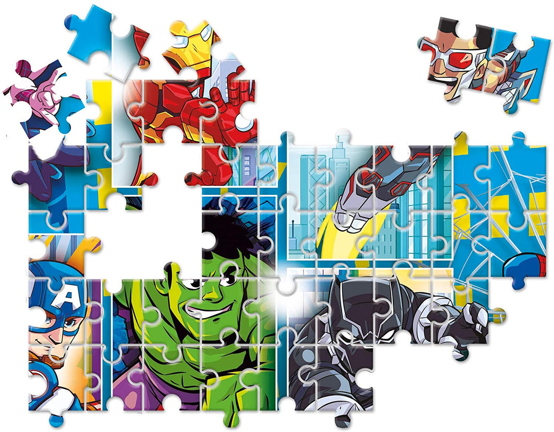 Clementoni – 20256 – Supercolor-Puzzle – Marvel-Superheld – 30 Teile – hergestellt in Italien – Puzzle für Kinder ab 3 Jahren