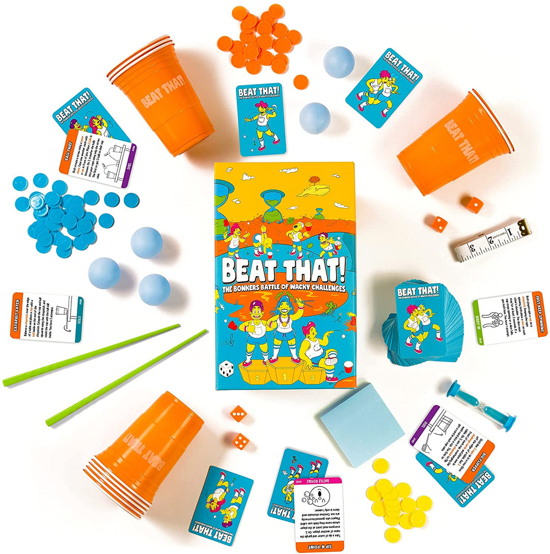 Beat That! - The Bonkers Battle of Wacky Challenges [Family Party Game for Kids]