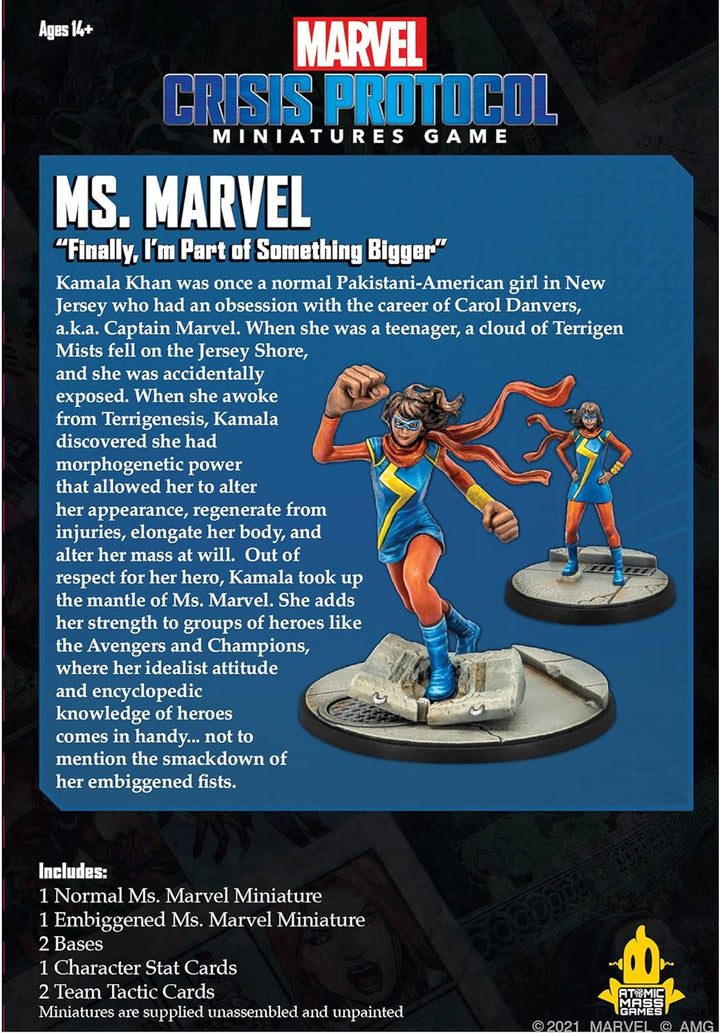Atomic Mass Games | Ms. Marvel: Marvel Crisis Protocol | Miniatures Game