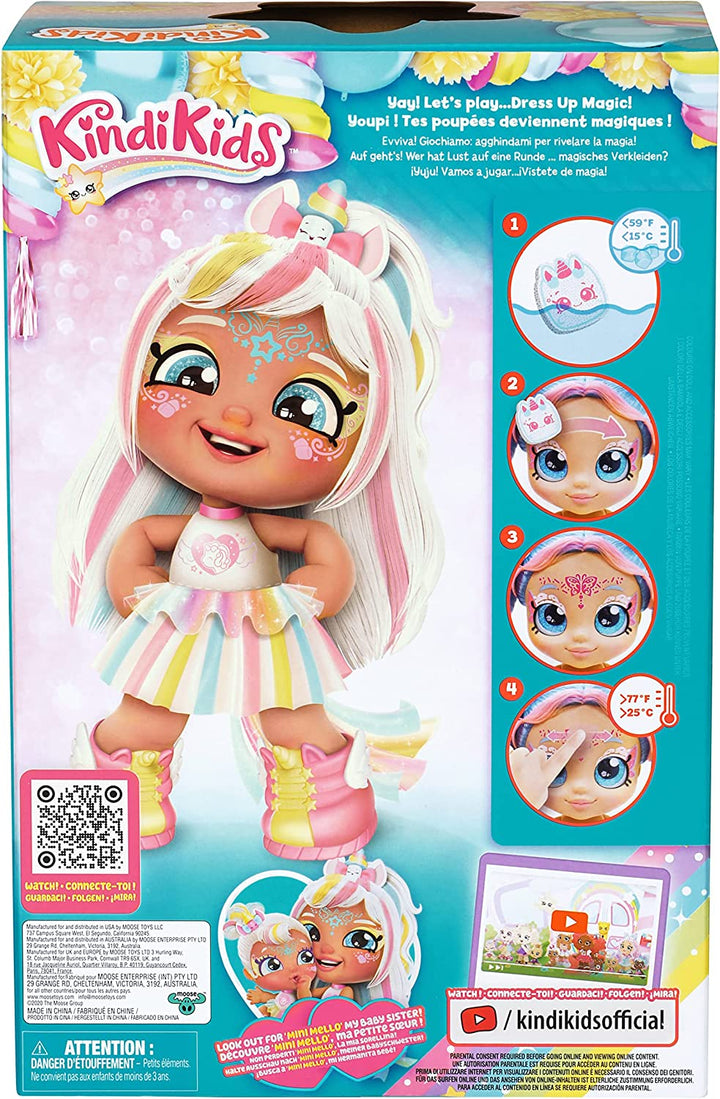 Kindi Kids Dress Up Magic Marsha Mello Unicorn Face Paint Doll