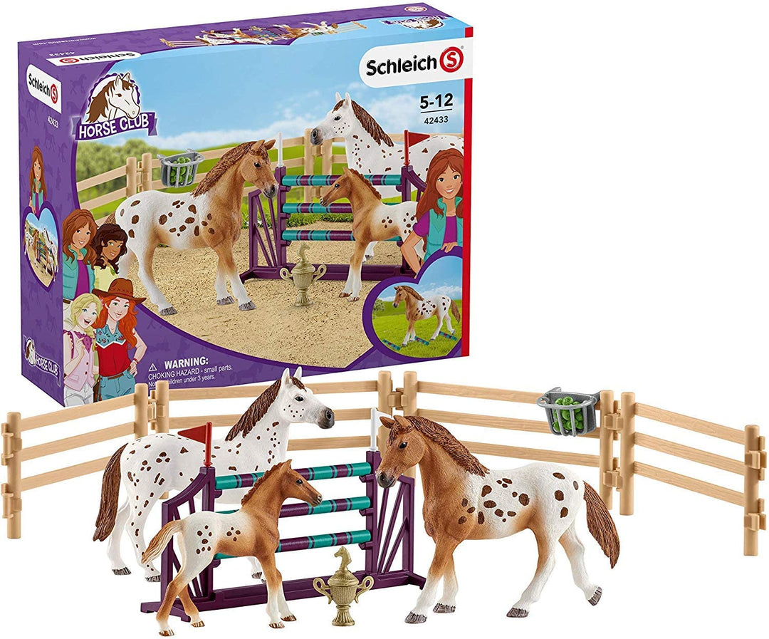 Schleich 42433 Horse Club Lisa&#39;s Tournament Training