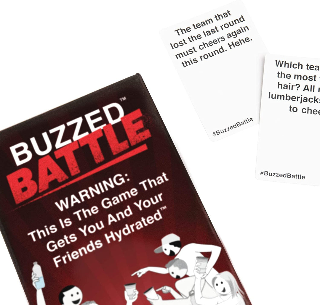 Buzzed Battle – Das urkomische Team-Partyspiel, das Sie und Ihre Freunde zum H