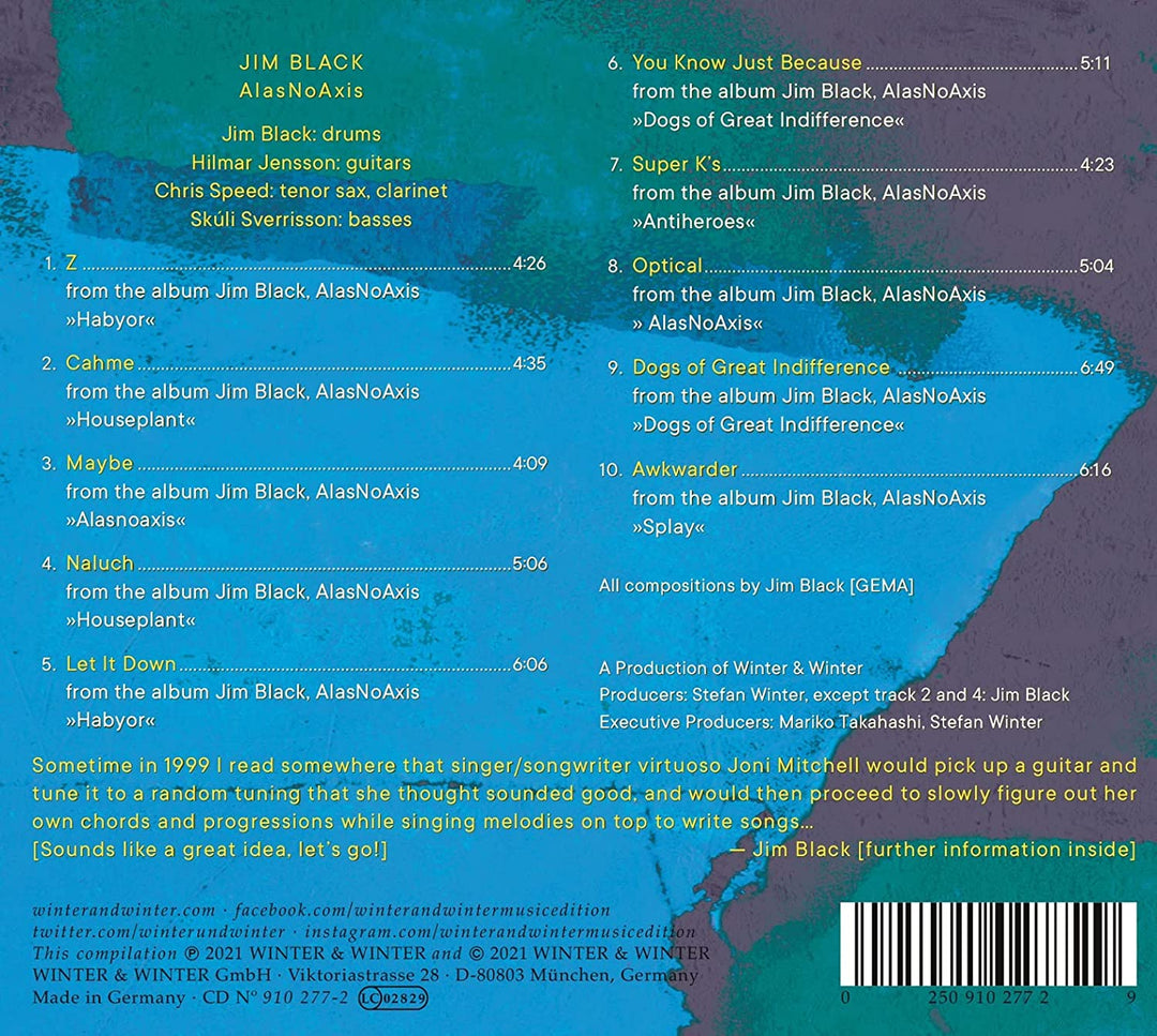 Jim Black – My Choice [Jim Black] [Winter &amp; Winter: 9102772] [Audio CD]