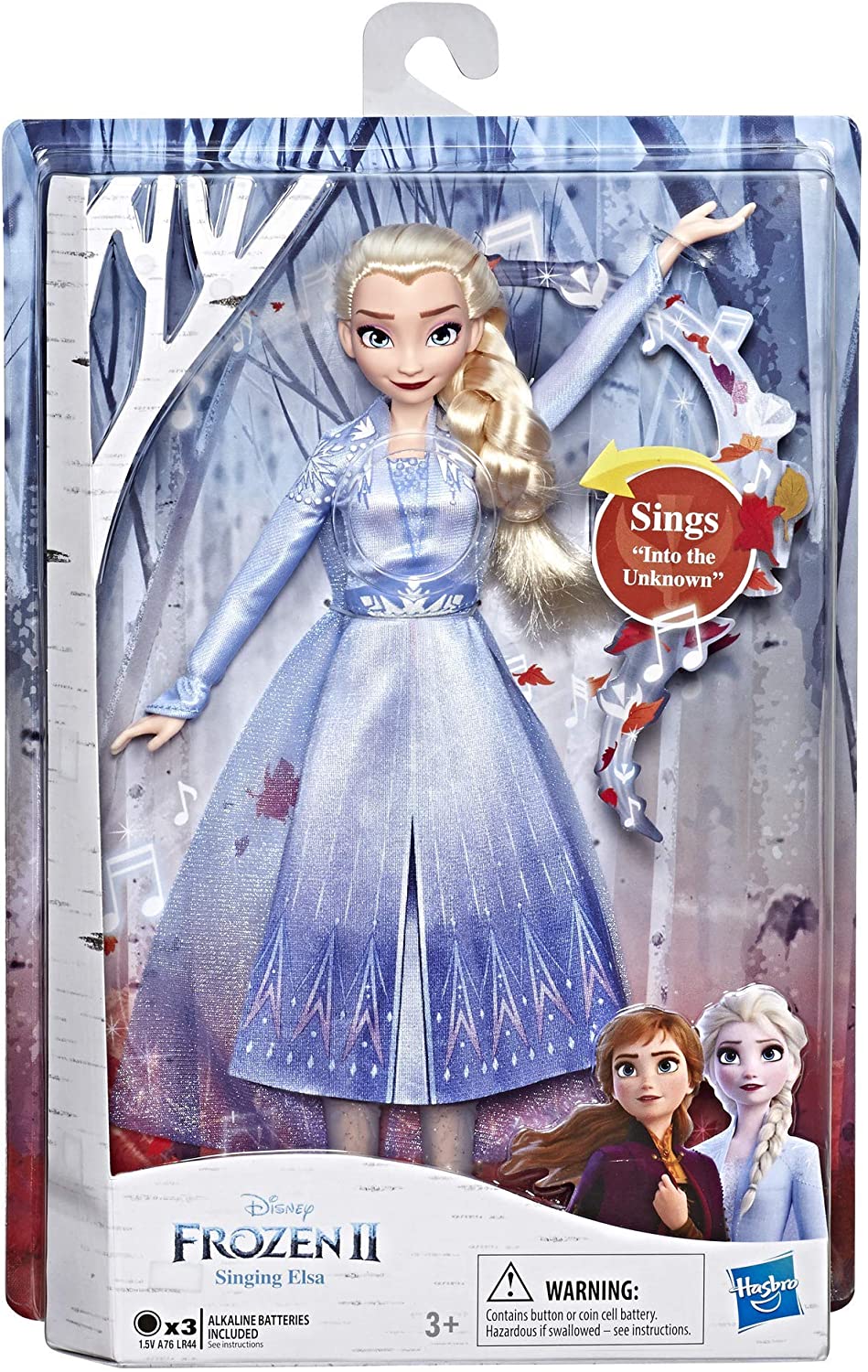 Frozen Singing Elsa Fashion Doll mit Musik im blauen Kleid