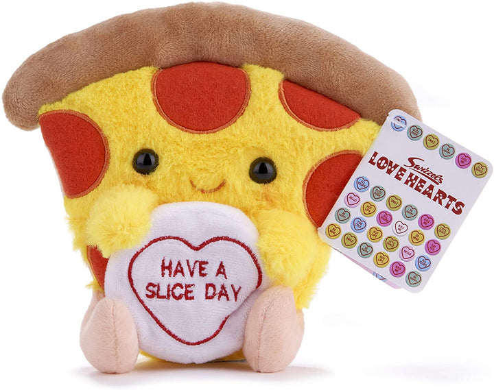 Posh Paws 37519 Swizzels Love Hearts 18CM (7”) Patrick The Pizza Soft Toy