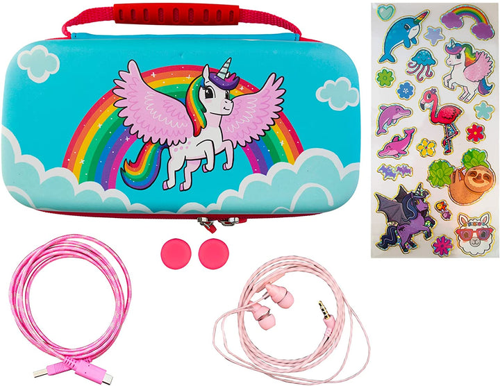 iMP Over the Rainbow Unicorn 7-in-1 Protector Kit (Nintendo Switch)