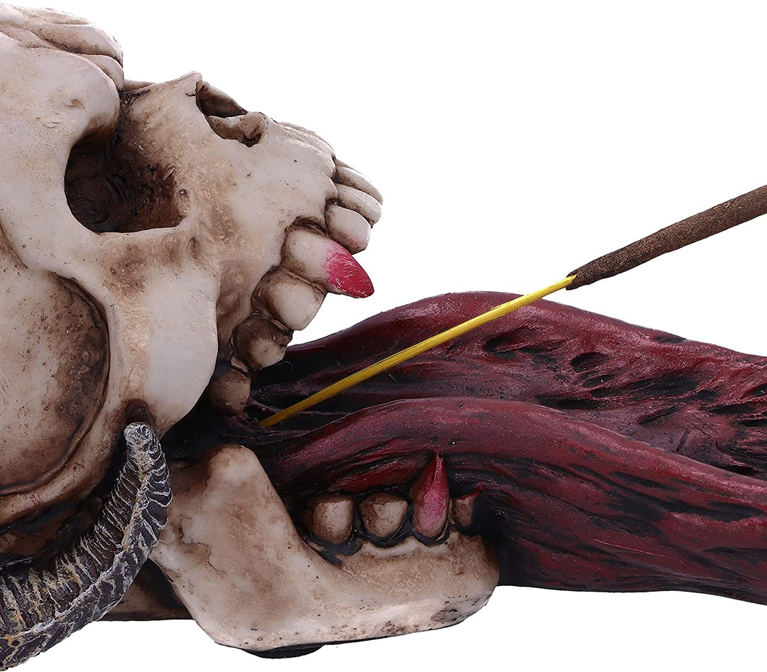 Nemesis Now Bite Your Tongue Incense Burner 26.7cm, Red