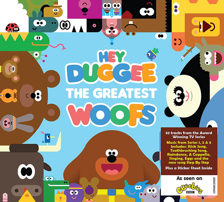 Hey Duggee – Hey Duggee The Greatest Woofs mit Stickerbogen) [Audio-CD]