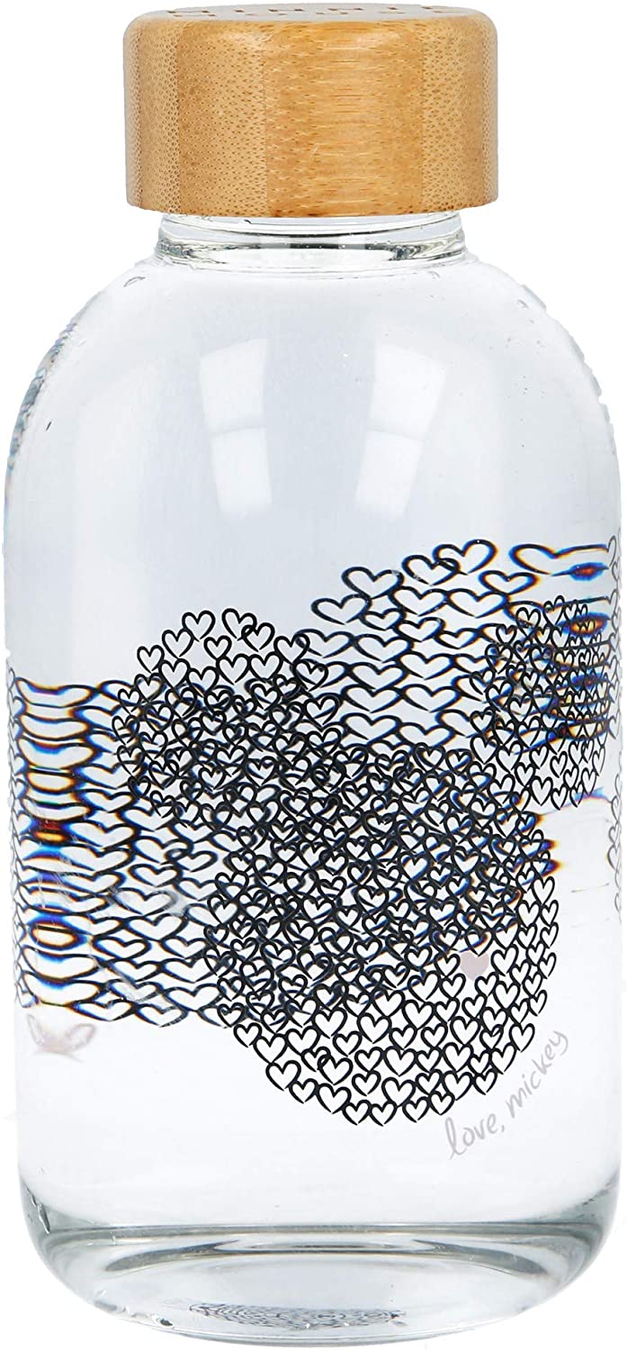Stor Young Adult Kleine Glasflasche 620 ml Mickey