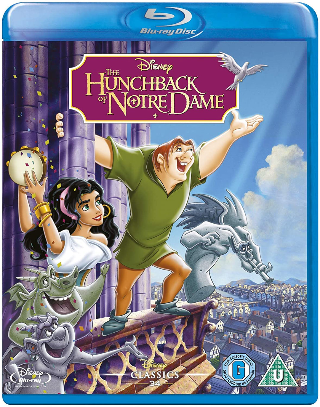 The Hunchback of Notre Dame [Blu-ray] [1996] [Region Free]