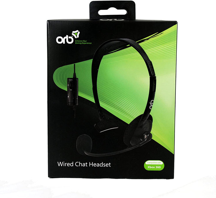 ORB Kabelgebundenes Headset Schwarz (Xbox 360)