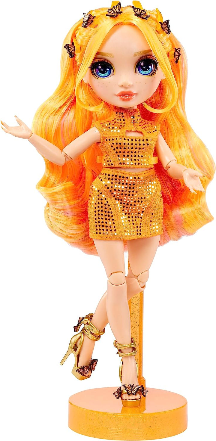 Rainbow High Fantastic Poppy Rowan Orange Doll Fashion Playset