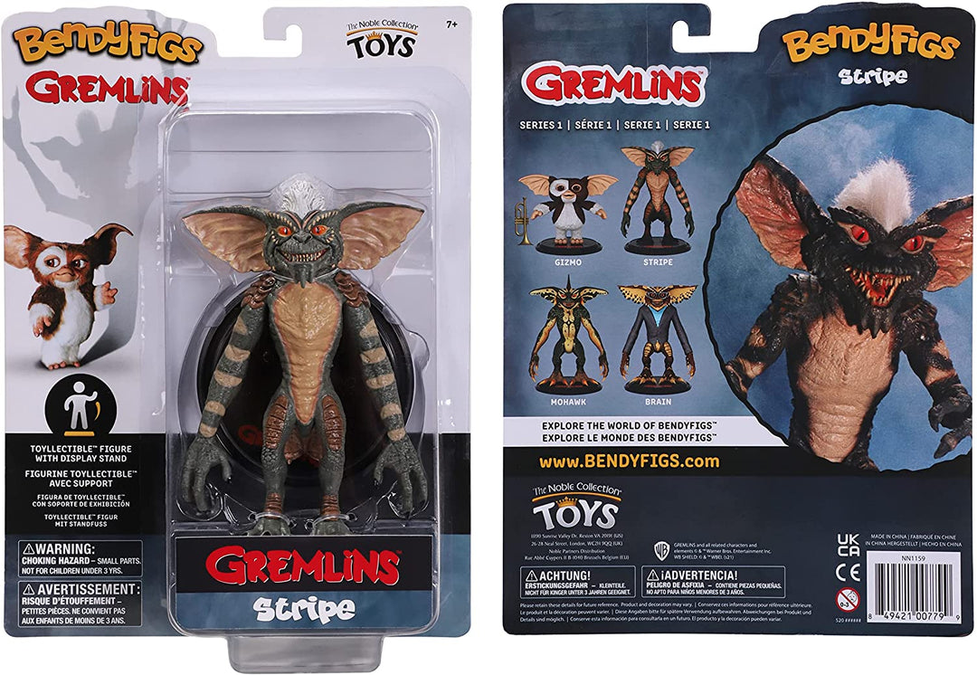 Die Noble Collection Gremlins Stripe Bendyfig