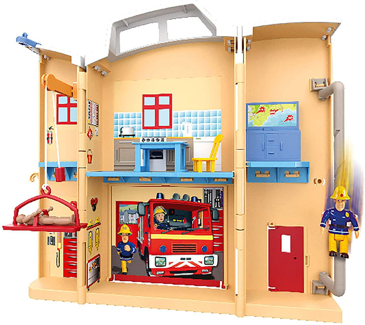 Fireman Sam Fire Rescue Centre Fire Station Playset - Yachew