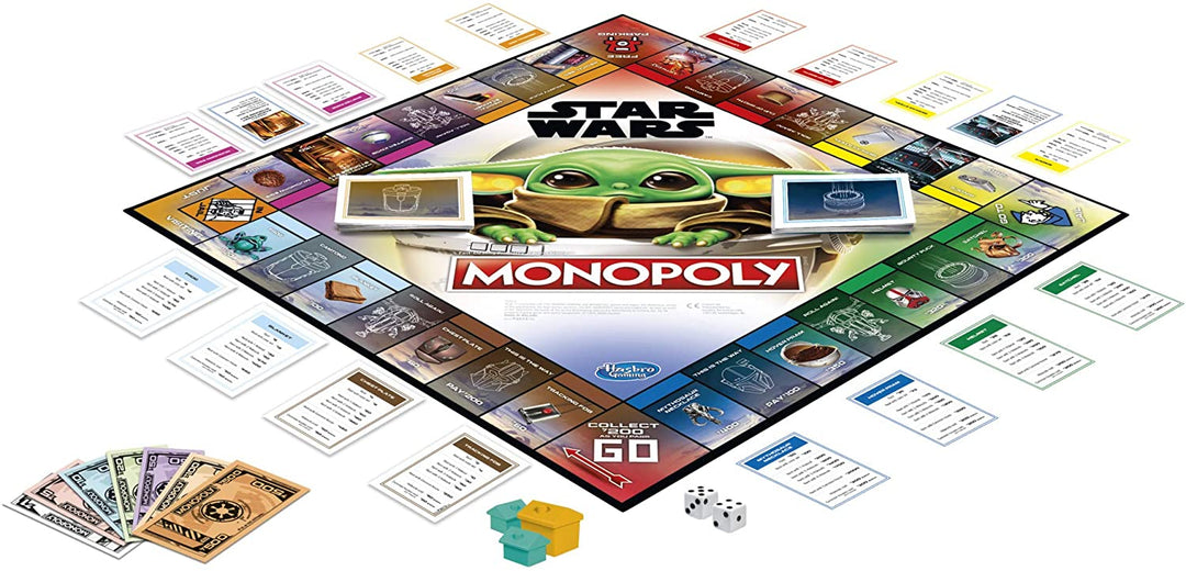 Monopoly: Star Wars The Child Edition Board Game for Families and Kids Ages 8 and Up, Featuring The Child, Who Fans Call "Baby Yoda"