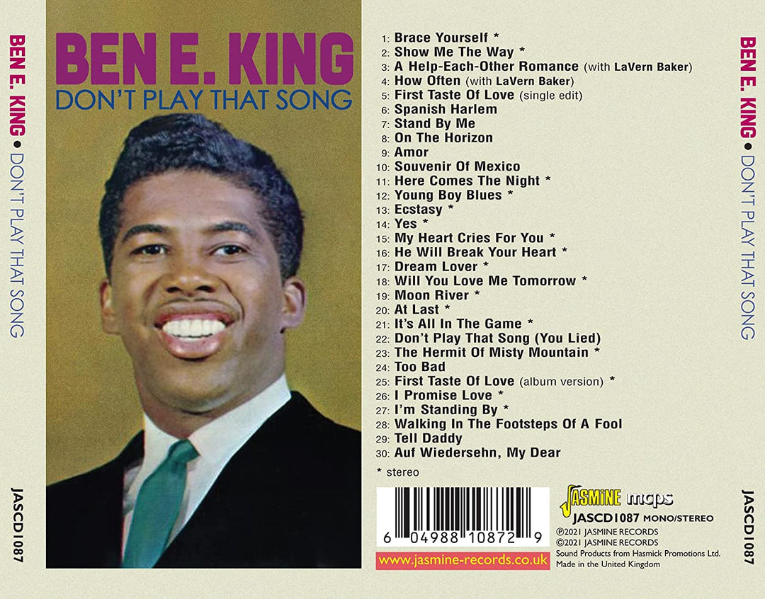 Ben E. King – Don't Play That Song [Audio-CD]