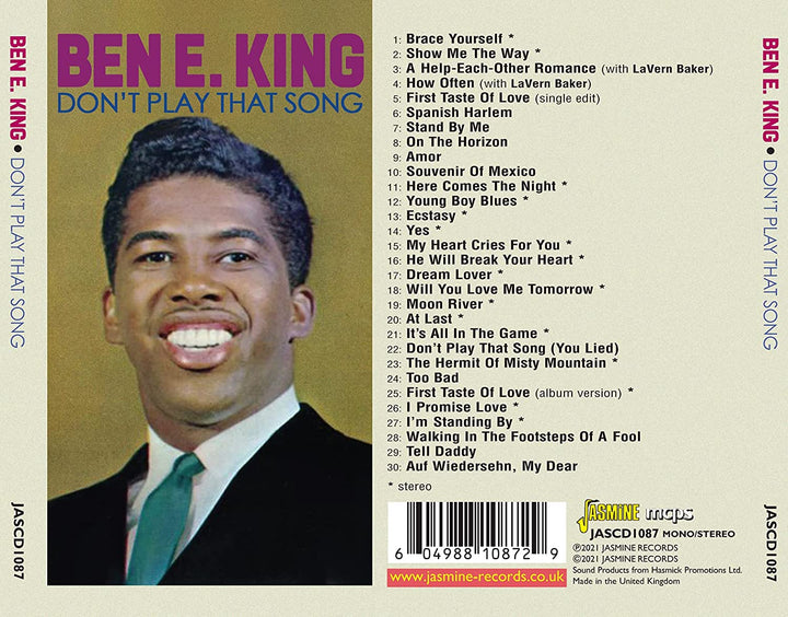 Ben E. King - Don't Play That Song [Audio CD]