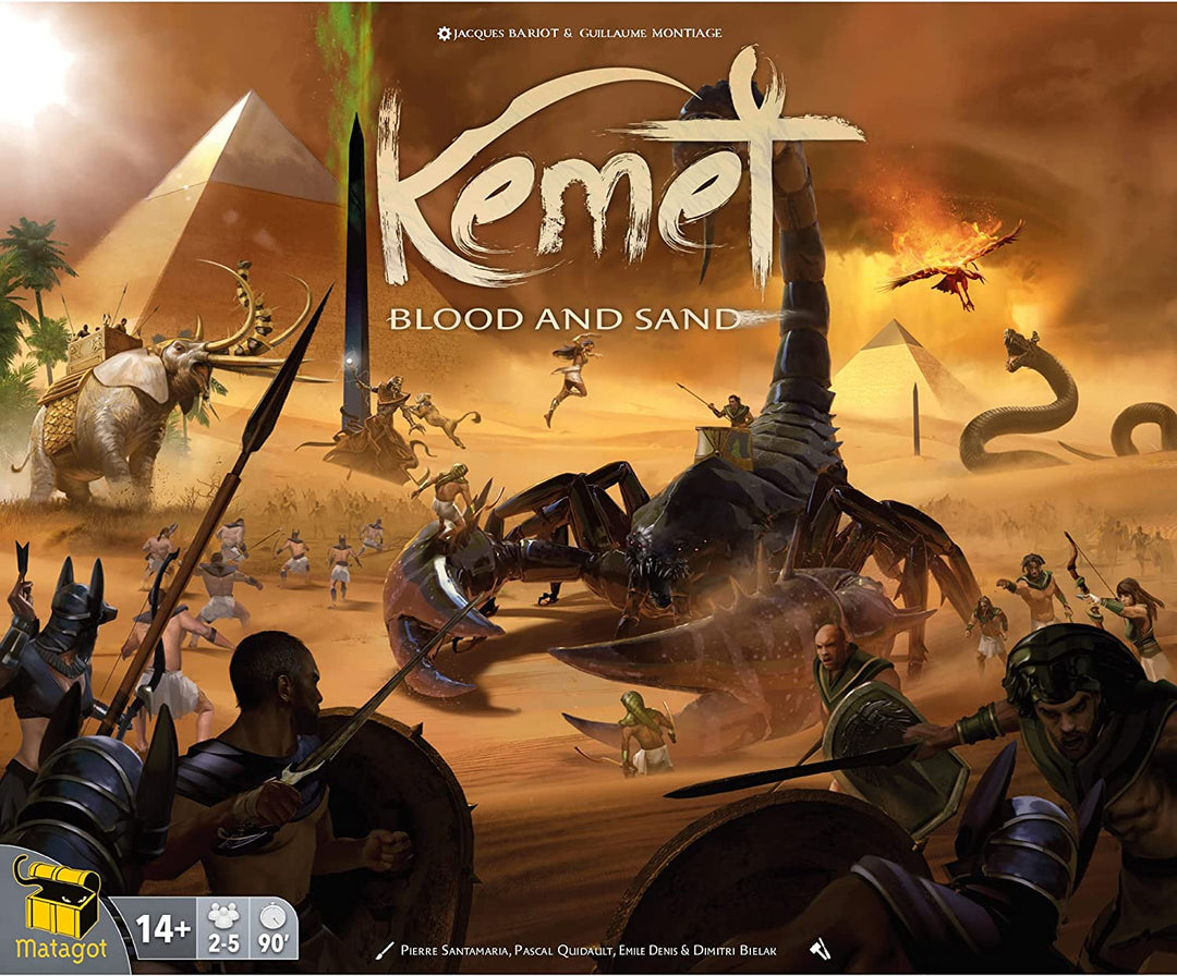 Matagot SARL | Kemet – Blut und Sand | Brettspiel | Ab 12 Jahren | 2 bis 5 Spieler |