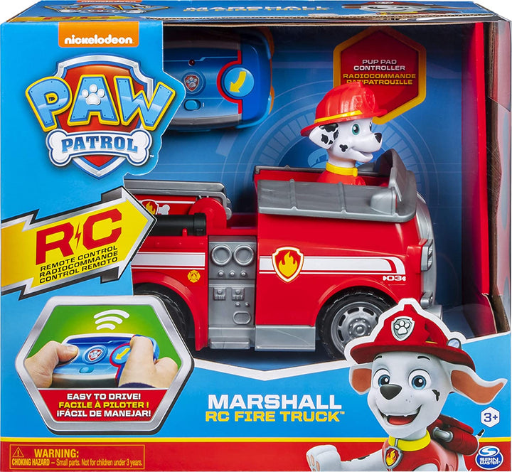 Paw Patrol 6054195 Camion de pompiers télécommandé Marshall