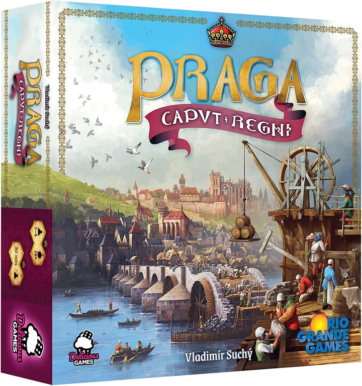 Rio Grande-Spiele | Praga Caput Regni | Brettspiel | 1-4 Spieler | Ab 14 Jahren