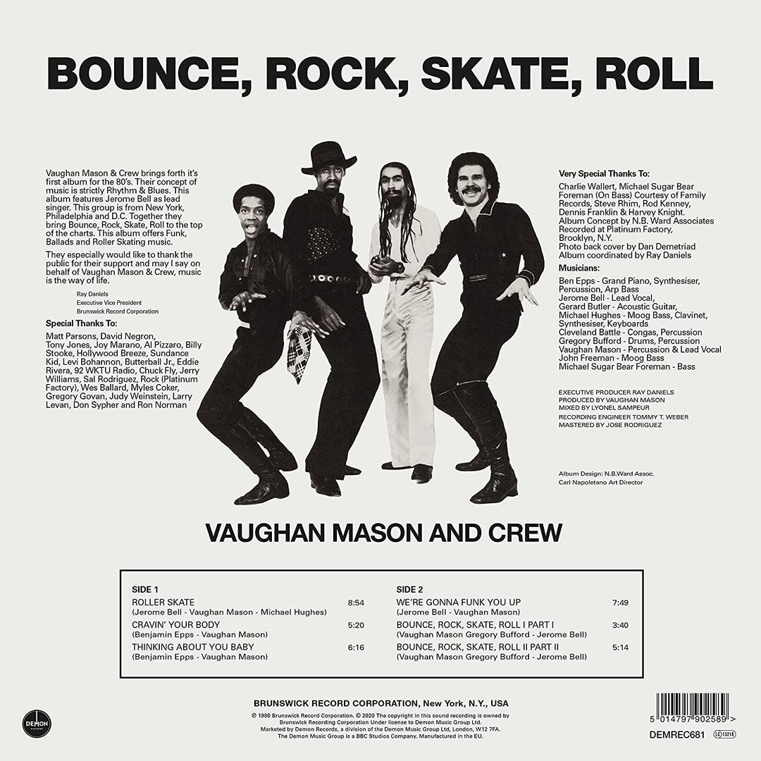 Vaughan Mason & Crew - Bounce, Rock, Skate, Roll (140g Black Vinyl) [VINYL]