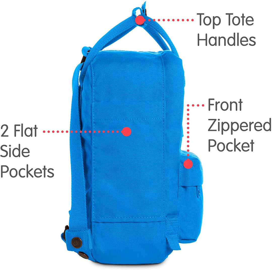 FJÄLLRÄVEN Unisex Re-kånken Mini Backpack Un Blue, 20 x 13 x 29 cm/7 Litre