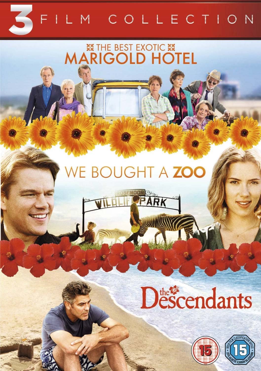 Das beste exotische Marigold Hotel / We Bought a Zoo / The Descendants [2011] – Komödie/Drama [DVD]