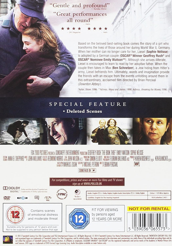 The Book Thief [DVD] [2013]