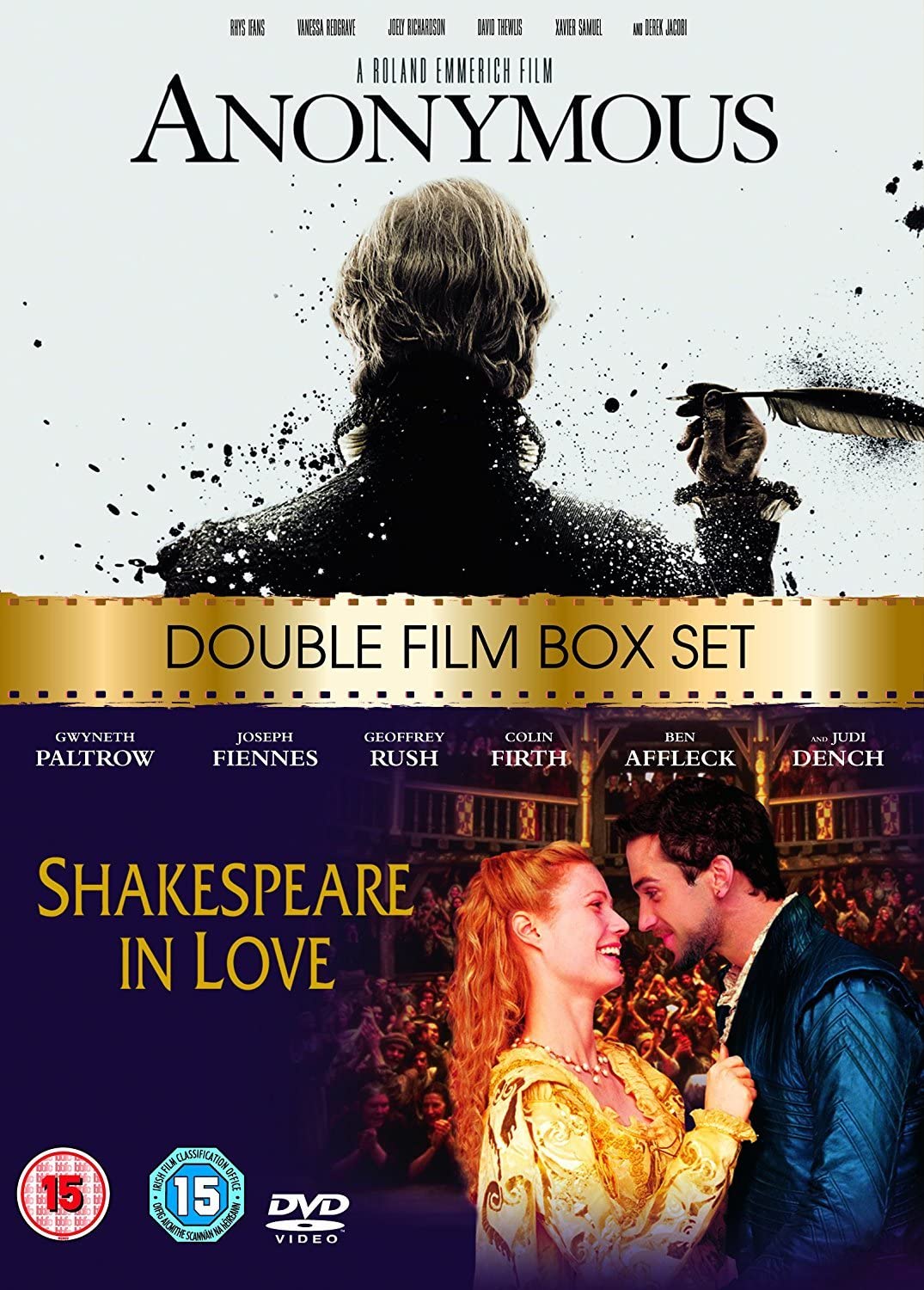 Anonymous (2011) / Shakespeare in Love (1999) – Doppelpack