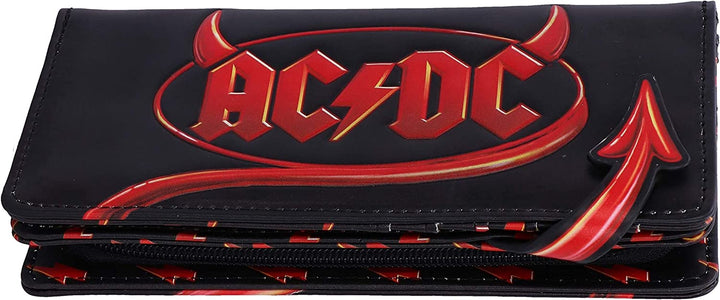 Nemesis Now Officially Licensed AC/DC Logo Lightning Embossed Purse Wallet, Poly