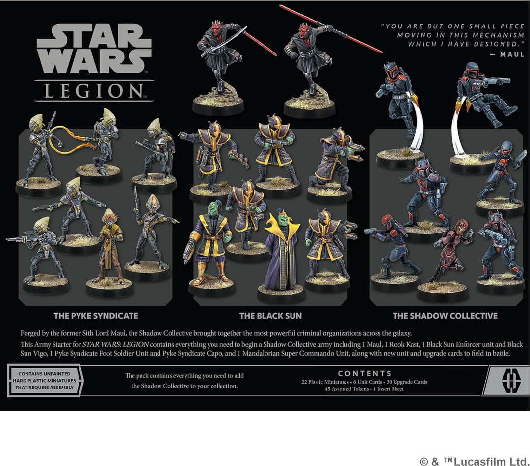 Star Wars: Legion - Shadow Collective Mercenary Starter Set