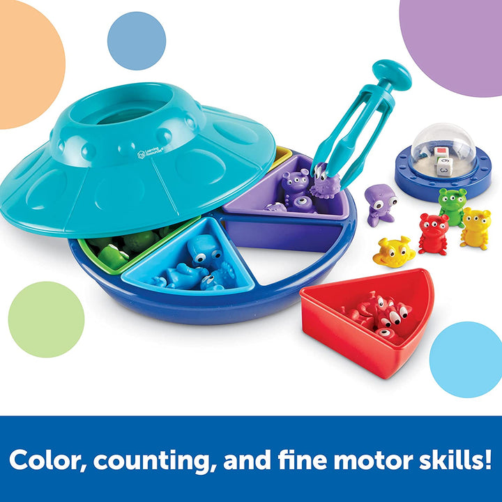 Learning Resources LER5546 OODLES of Aliens Sorting Saucer