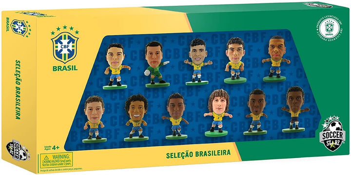 SoccerStarz Brazil International 11 Figurine Team Pack - Yachew