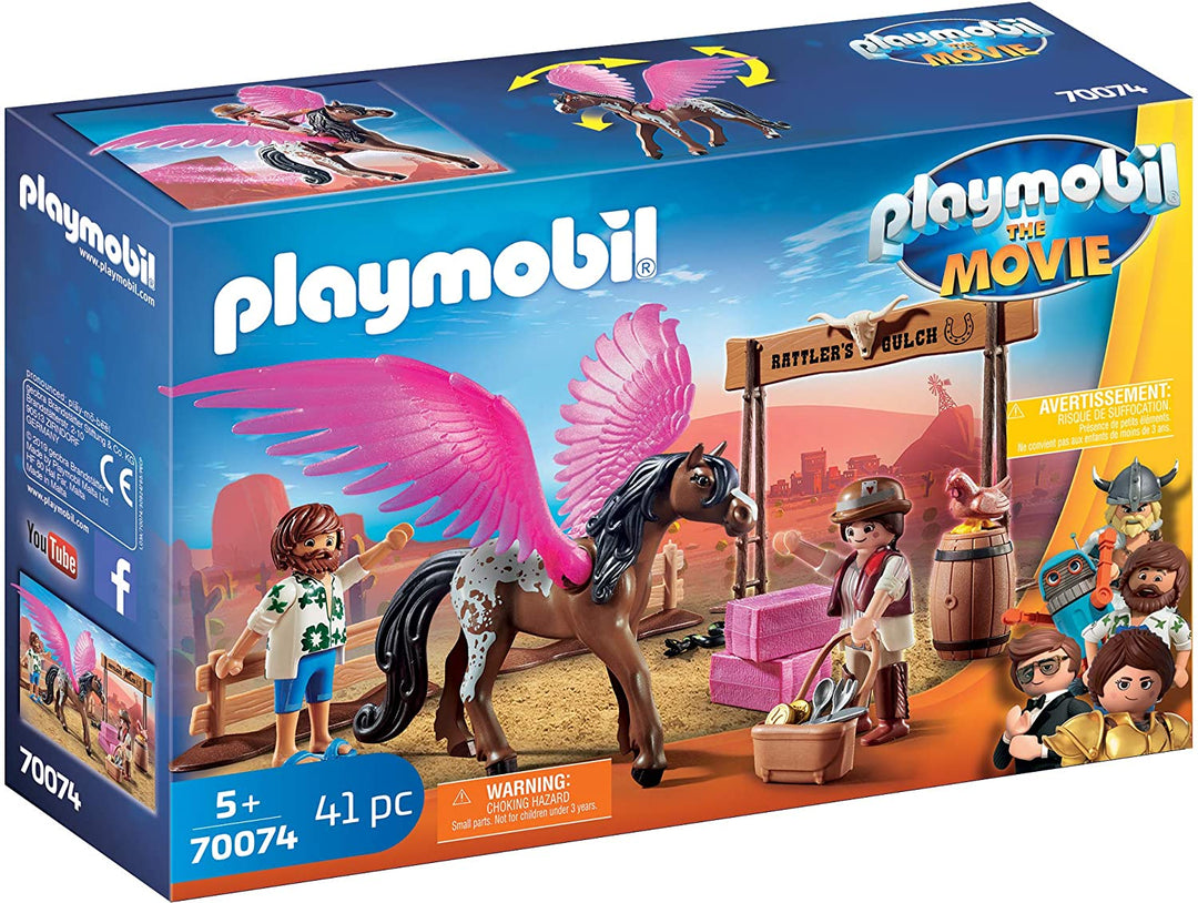 Playmobil The Movie 70074 Marla e Del con cavallo volante